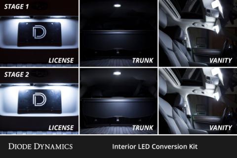 Interior LED Kit for 2013-2018 Toyota Rav4, Cool White Stage 2 Diode Dynamics