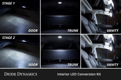 Interior LED Kit for 2020-Present Subaru Outback, Cool White Stage 1 Diode Dynamics
