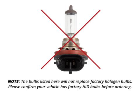 Replacement OEM HID Bulbs for 2020-2021 Ford Transit (Pair) 4300K Diode Dynamics