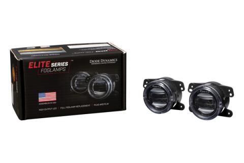 Elite Series Fog Lamps for 2005-2007 Dodge Magnum Pair Cool White 6000K Diode Dynamics