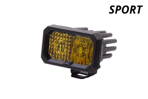 Stage Series 2 Inch LED Pod, Sport Yellow Combo Standard ABL Each