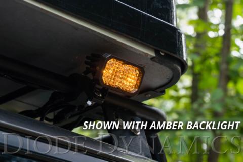 Stage Series 2 Inch LED Pod, Sport White Flood Standard RBL Each