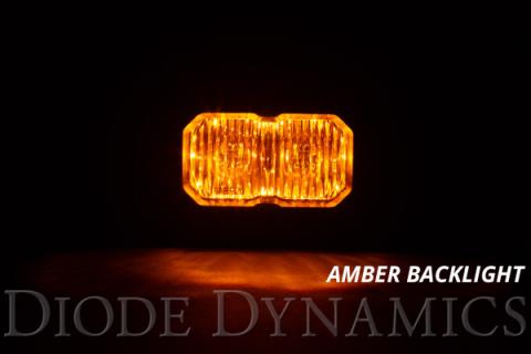 Stage Series 2 Inch LED Pod, Sport Yellow Flood Standard ABL Each