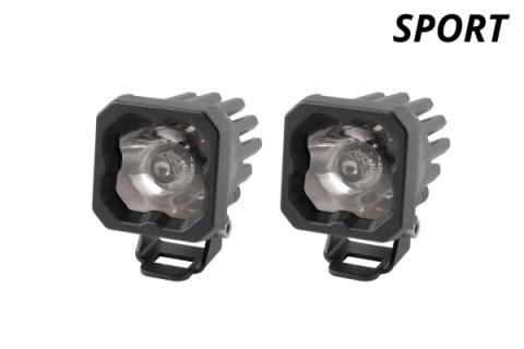 Stage Series C1 LED Pod Sport White Flood Standard RBL Pair Diode Dynamics