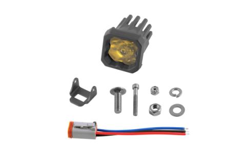 Stage Series C1 LED Pod Sport Yellow Flood Standard ABL Each Diode Dynamics