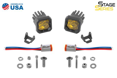 Stage Series C1 LED Pod Pro Yellow Wide Standard ABL Pair Diode Dynamics