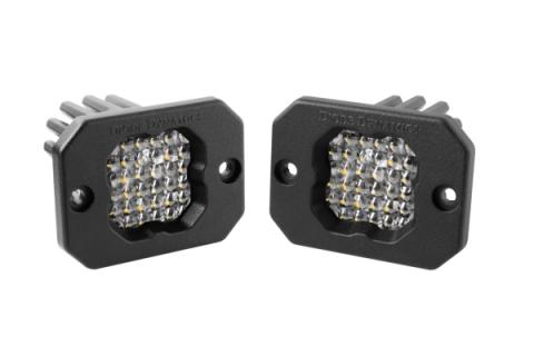 Stage Series C1 LED Pod Sport White Flood Flush RBL Pair Diode Dynamics