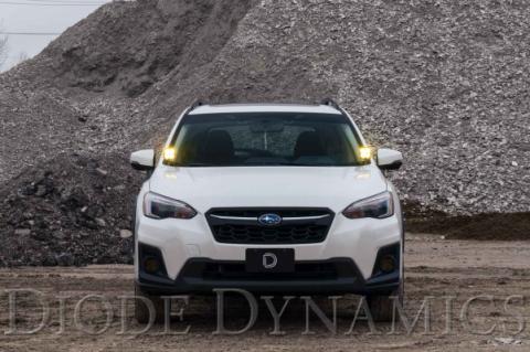 Stage Series 2in LED Ditch Light Kit for 2018-2021 Subaru Crosstrek, Sport Yellow Combo