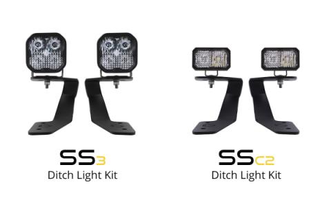 Stage Series 2in LED Ditch Light Kit for 2018-2021 Subaru Crosstrek, Sport Yellow Combo