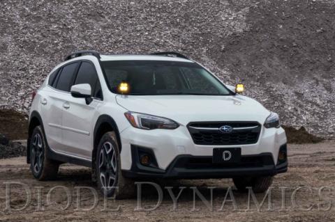 Stage Series 2in LED Ditch Light Kit for 2018-2021 Subaru Crosstrek, Pro Yellow Combo