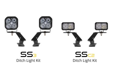 Stage Series 2in LED Ditch Light Kit for 2019-2021 Ford Ranger, Sport Yellow Combo