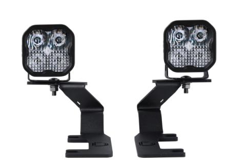 SS3 LED Ditch Light Kit for 2015-2021 Chevrolet Colorado, Sport White Combo Diode Dynamics