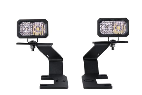 Stage Series 2in LED Ditch Light Kit for 2015-2021 GMC Canyon, Sport White Combo