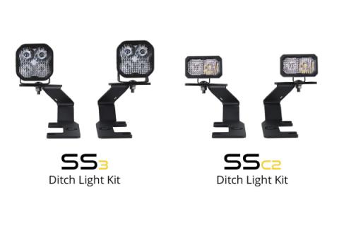 Stage Series 2in LED Ditch Light Kit for 2015-2021 GMC Canyon, Sport White Combo