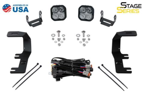 Ditch Light Brackets for 2014-2019 GMC Sierra 1500 Diode Dynamics
