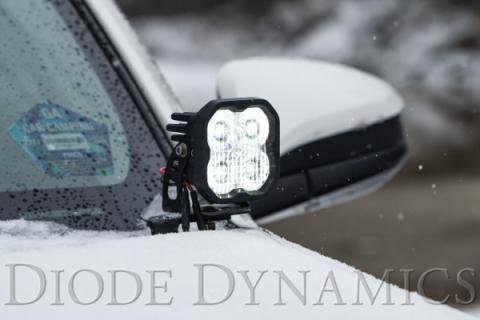 Stage Series 2in LED Ditch Light Kit for 2010-2021 Toyota 4Runner Sport White Combo Diode Dynamics