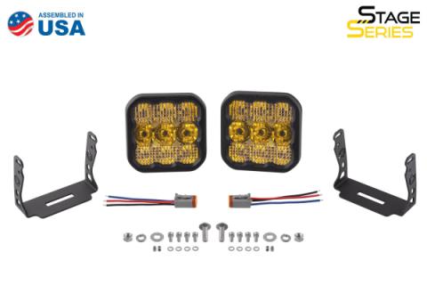 SS5 LED Pod Sport Yellow Combo Pair Diode Dynamics