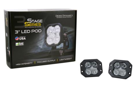 SS3 Sport RBL White Combo Flush Pair Diode Dynamics