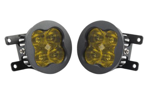 SS3 LED Fog Light Kit for 2016 Nissan Titan XD Yellow SAE Fog Max w/ Backlight Diode Dynamics