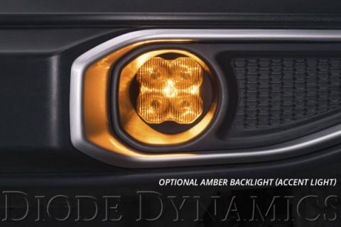 SS3 LED Fog Light Kit for 2016 Nissan Titan XD Yellow SAE Fog Max w/ Backlight Diode Dynamics