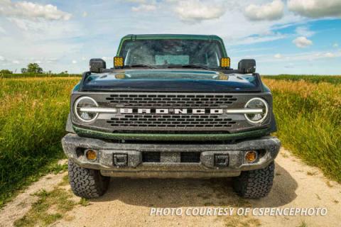 SS3 LED Fog Light Kit for 2021 Ford Bronco (w/ Standard Bumper) White SAE Fog Pro w/ Backlight Diode Dynamics