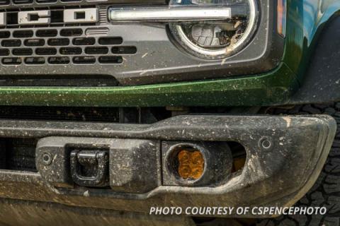 SS3 LED Fog Light Kit for 2021 Ford Bronco (w/ Standard Bumper) White SAE Fog Pro w/ Backlight Diode Dynamics