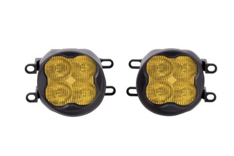 SS3 LED Fog Light Kit for 2012-2016 Toyota Prius V Yellow SAE Fog Sport w/ Backlight Diode Dynamics