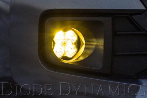SS3 LED Fog Light Kit for 2012-2016 Toyota Prius C Yellow SAE Fog Max w/ Backlight Diode Dynamics
