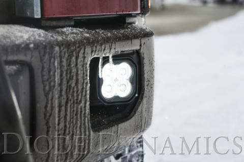 SS3 LED Fog Light Kit for 2015-2020 Ford F-150 Yellow SAE Fog Max w/ Backlight Diode Dynamics