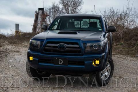 SS3 LED Fog Light Kit for 2005-2011 Toyota Tacoma White SAE Fog Sport w/ Backlight Diode Dynamics