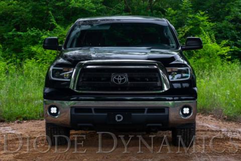 SS3 LED Fog Light Kit for 2007-2013 Toyota Tundra Yellow SAE Fog Pro w/ Backlight Diode Dynamics