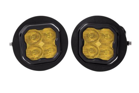 SS3 LED Fog Light Kit for 2008-2010 Dodge Viper Yellow SAE Fog Max w/ Backlight Diode Dynamics