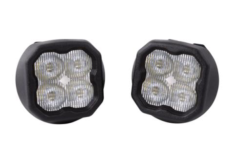 SS3 LED Fog Light Kit for 2008-2009 Pontiac G8 White SAE Fog Pro w/ Backlight Diode Dynamics