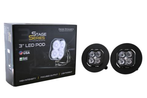 SS3 Sport Type GM-5 Kit ABL White SAE Fog Diode Dynamics