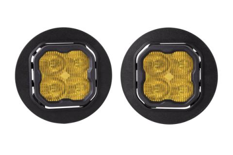 SS3 LED Fog Light Kit for 2013-2019 Subaru Outback Yellow SAE Fog Pro w/ Backlight Diode Dynamics