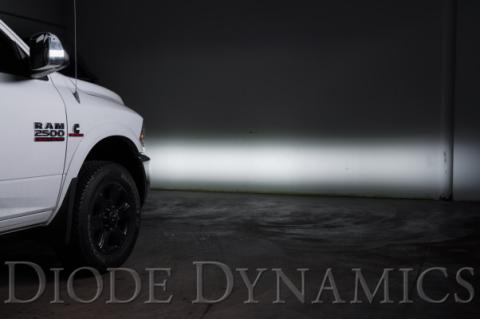 SS3 LED Fog Light Kit for 2010-2018 Ram 2500/3500 White SAE Fog Pro w/ Backlight Diode Dynamics
