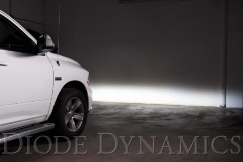SS3 LED Fog Light Kit for 2013-2018 Ram 1500 Yellow SAE Fog Sport w/ Backlight Diode Dynamics