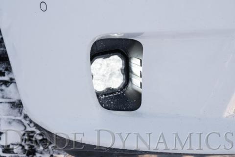 SS3 LED Fog Light Kit for 2019-2021 Ram 1500 Classic White SAE Fog Max w/ Backlight Diode Dynamics