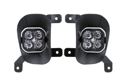 SS3 LED Fog Light Kit for 2019-2021 Ram 1500 Classic White SAE Fog Max w/ Backlight Diode Dynamics