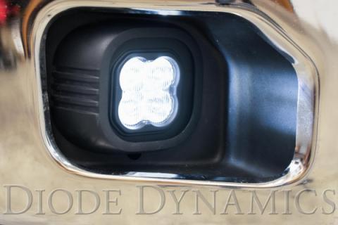 SS3 LED Fog Light Kit for 2011-2016 Ford Super Duty F-250/F-350 Yellow SAE Fog Max w/ Backlight Diode Dynamics