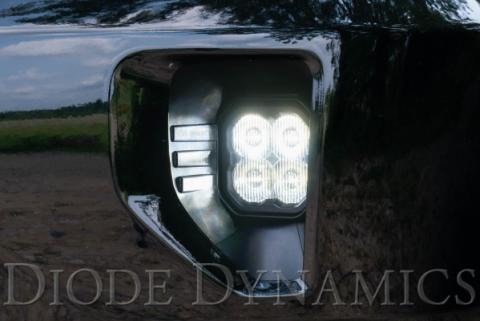 SS3 LED Fog Light Kit for 2016-2018 Chevrolet Silverado 1500 Yellow SAE Fog Max w/ Backlight Diode Dynamics