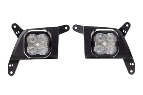 SS3 LED Fog Light Kit for 2020-2021 Chevrolet Silverado HD 2500/3500 White SAE Fog Max w/ Backlight Diode Dynamics