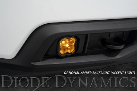 SS3 LED Fog Light Kit for 2019-2021 Chevrolet Silverado 1500 Yellow SAE Fog Max w/ Backlight Diode Dynamics