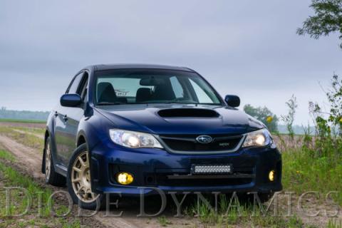 SS3 LED Fog Light Kit for 2011-2014 Subaru WRX/STi White SAE Fog Pro w/ Backlight Diode Dynamics