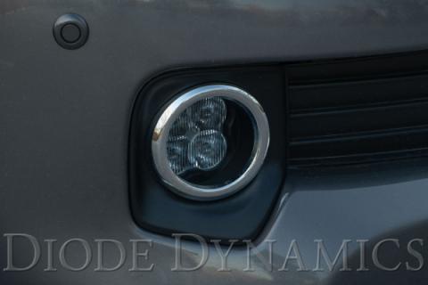 SS3 LED Fog Light Kit for 2012-2014 Toyota Prius, White SAE Fog Sport with Backlight Diode Dynamics