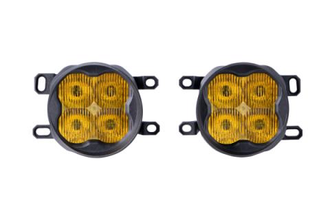 SS3 LED Fog Light Kit for 2011-2013 Lexus CT200h, Yellow SAE Fog Sport with Backlight