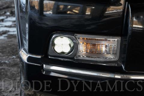 SS3 LED Fog Light Kit for 2010-2013 Toyota 4Runner, Yellow SAE Fog Pro with Backlight Diode Dynamics