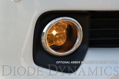 SS3 LED Fog Light Kit for 2012-2014 Lexus IS250C A/T Convertible, White SAE Fog Max with Backlight