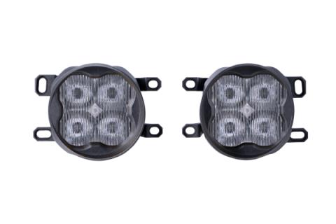 SS3 LED Fog Light Kit for 2012-2014 Lexus IS250C A/T Convertible, White SAE Fog Max with Backlight