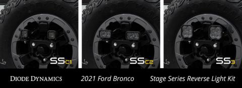Stage Series Reverse Light Kit for 2021-2022 Ford Bronco C2 Sport Diode Dymanics